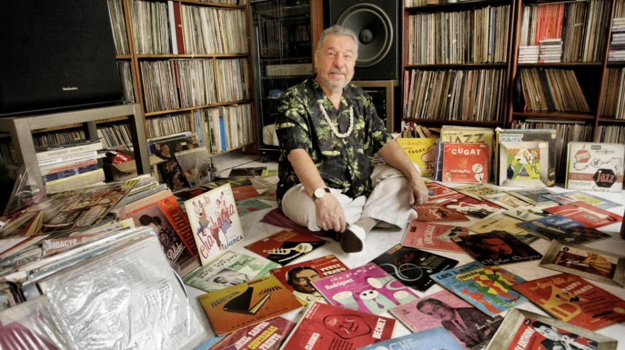 César Pagano, melómano y especialista en salsa. 