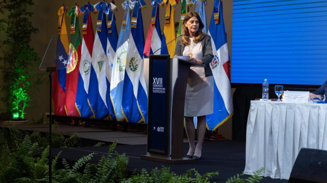 La canciller y vicepresidenta colombiana, Marta Lucía Ramírez.