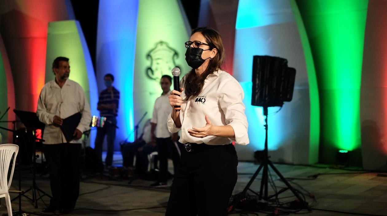 La secretaria de Cultura, María Teresa Fernández.