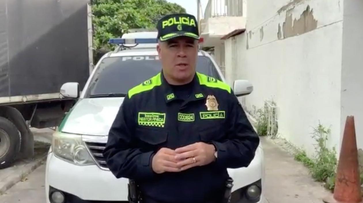 Teniente Coronel Néstor Pineda Castellano. 