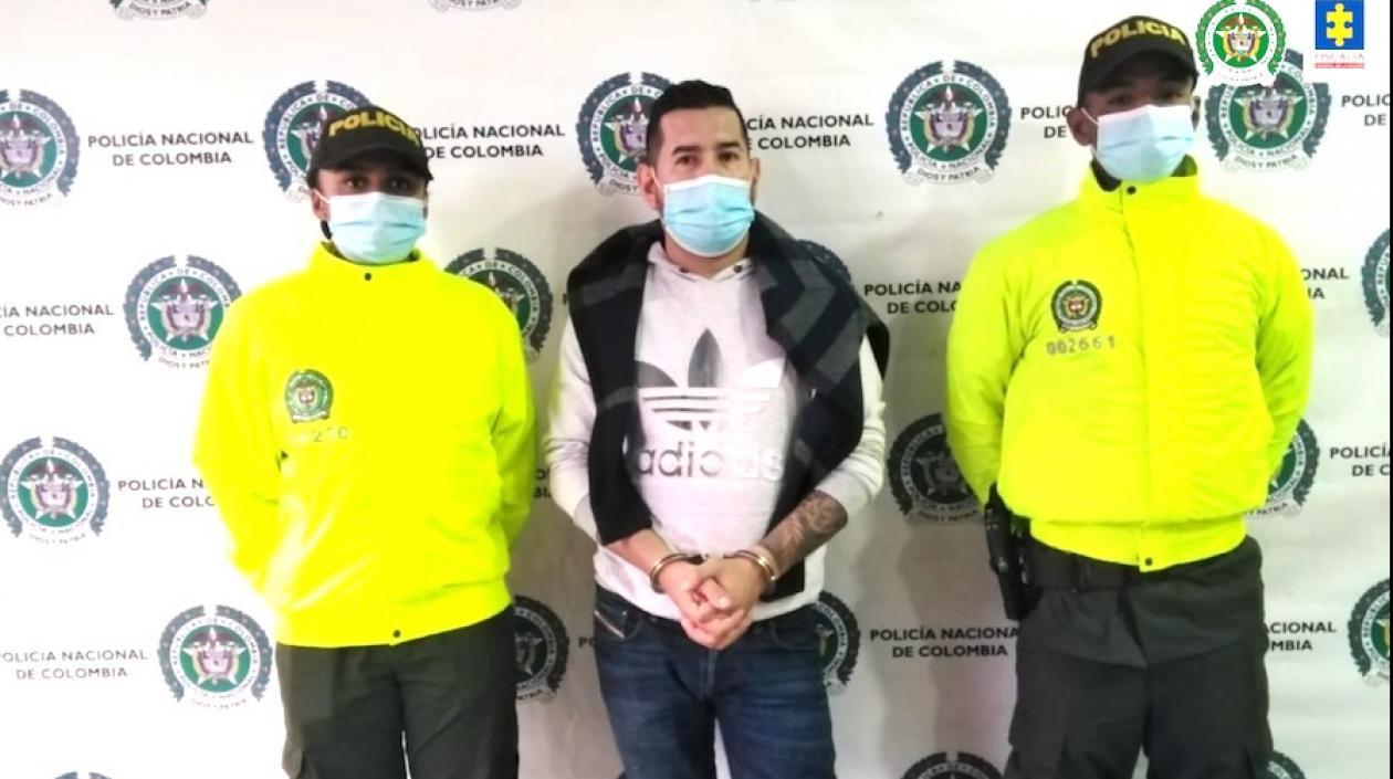 William Andrés Gregory Álzate, el capturado.