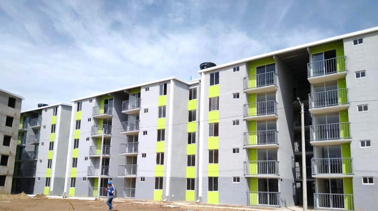 Las viviendas que fueron entregadas.