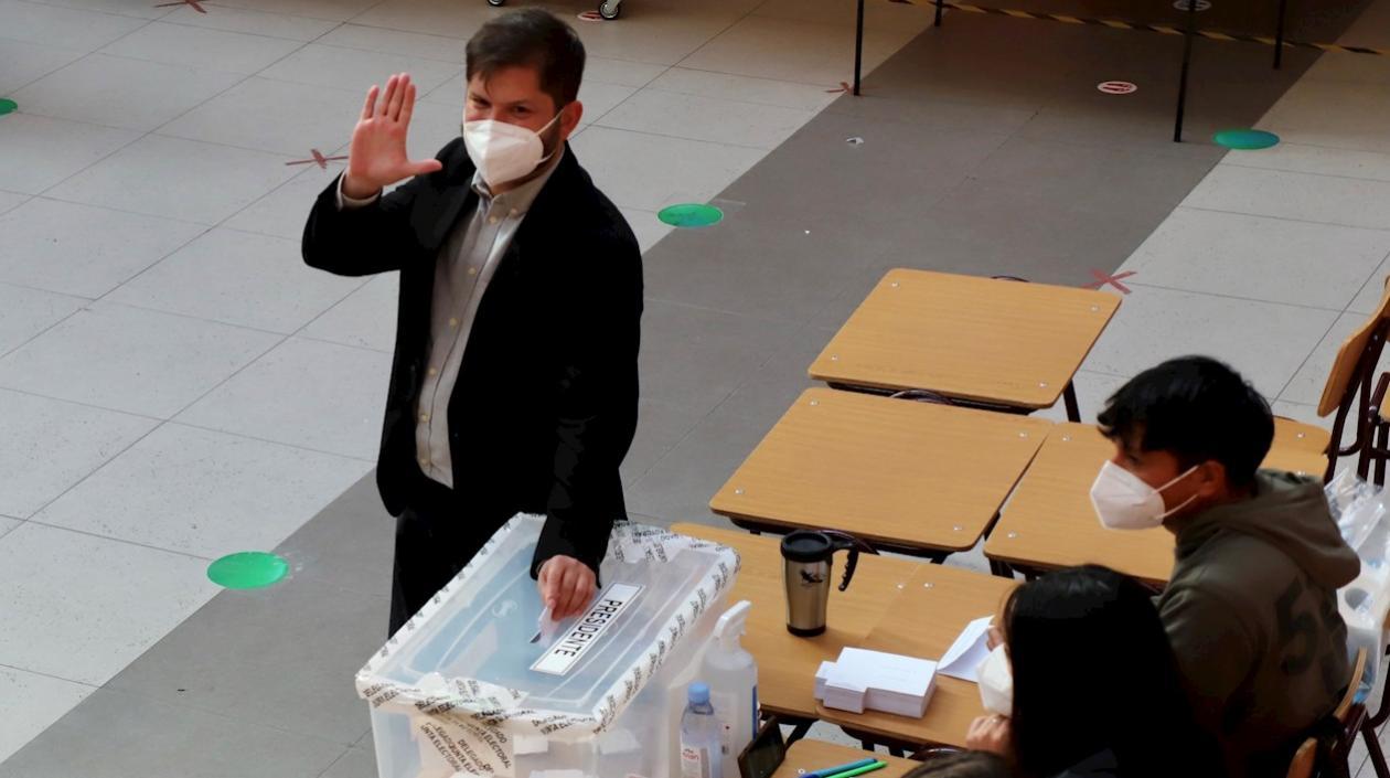 El joven diputado de izquierda Gabriel Boric.