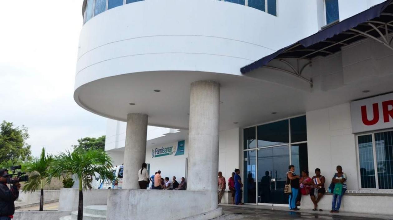 El comerciante fue remitido a la Clínica Murillo. 