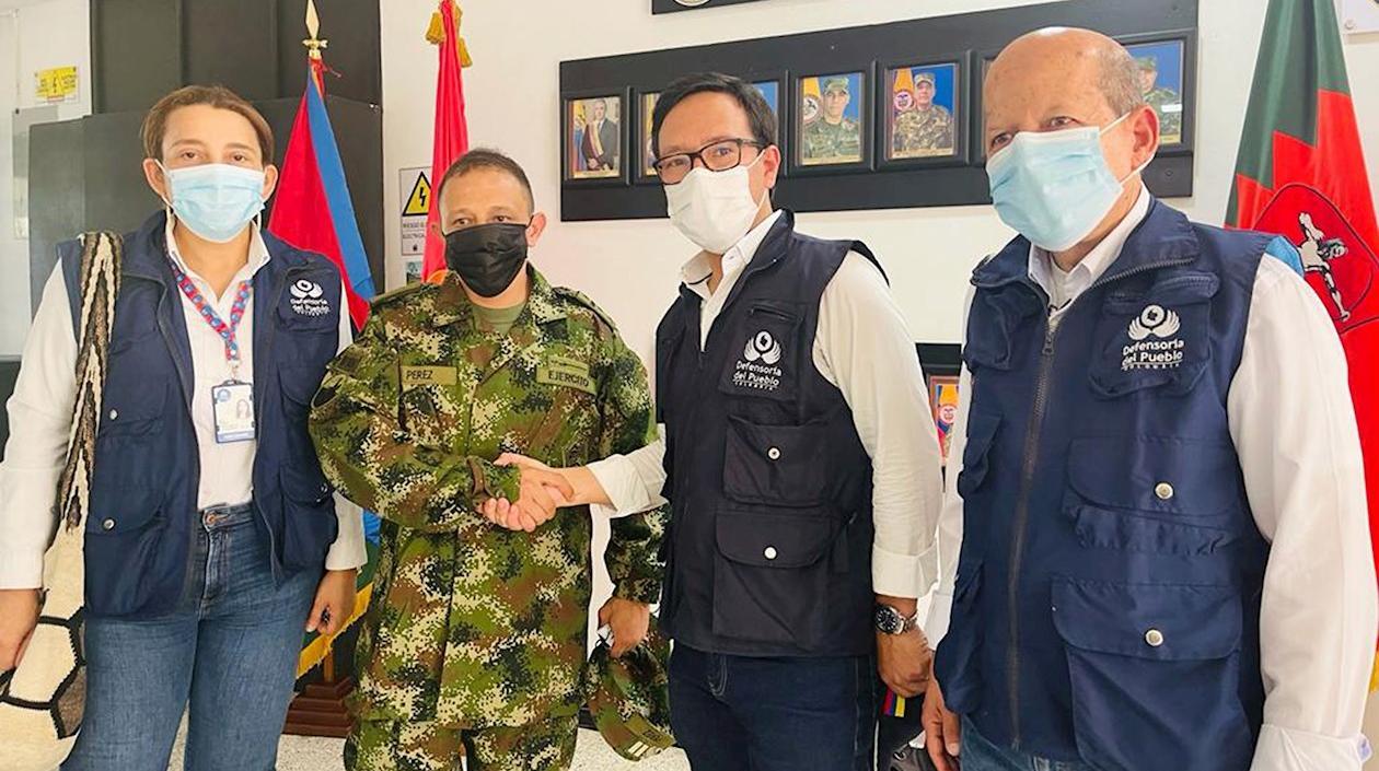 Momento de la liberación.