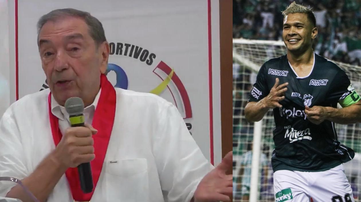 Fuad Char y Teófilo Gutiérrez.