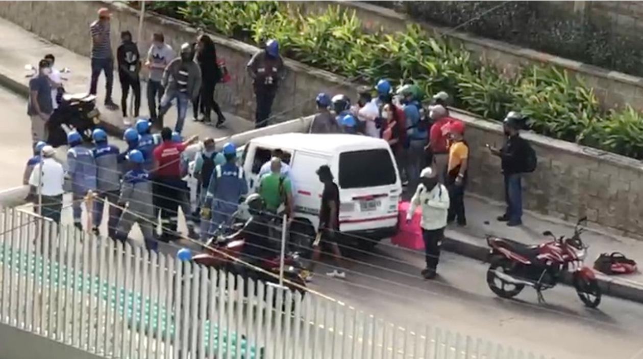 Momento de los hechos.