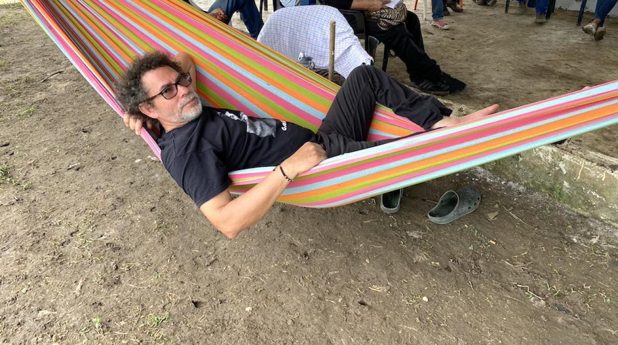 El exguerrillero Pastor Alape, reincorporado de las FARC.