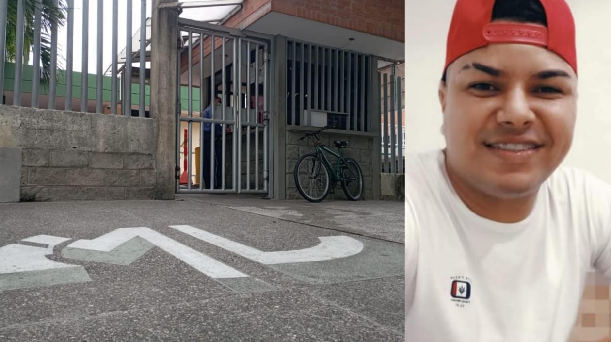 El cuerpo de Keiner David Marín Pabón fue llevado a Medicina Legal. 