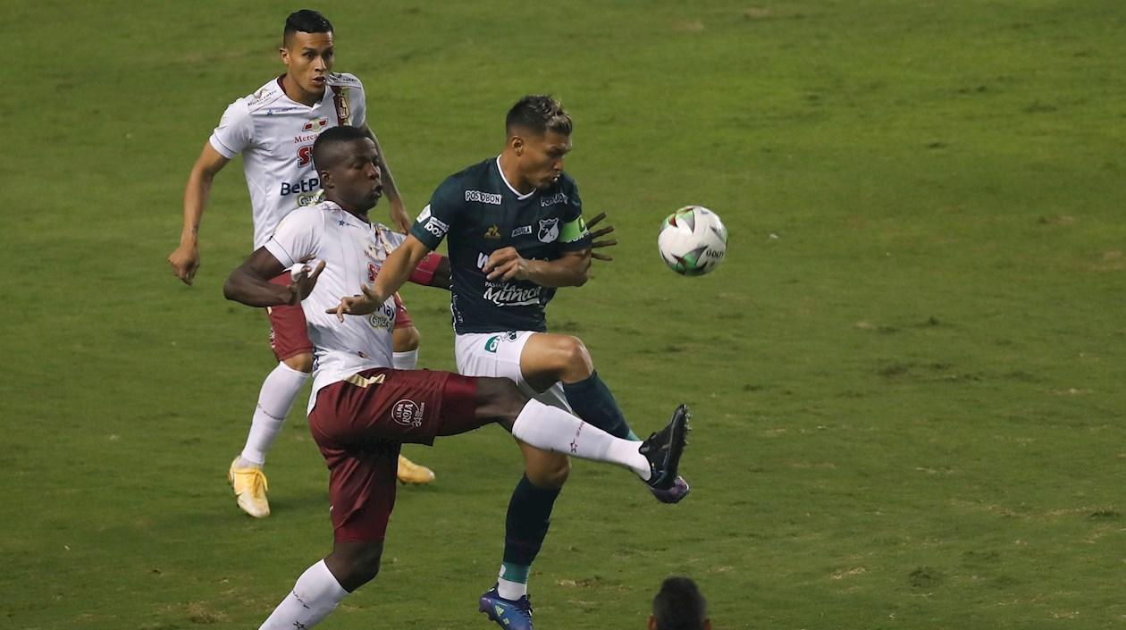 Imagen del partido de ida.