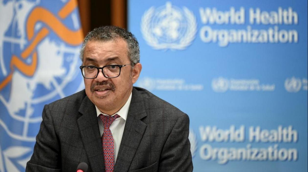 Director general de la OMS, Tedros Adhanom Ghebreyesus.