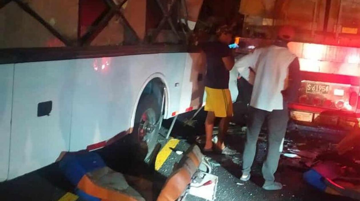 Imagen de la tragedia.