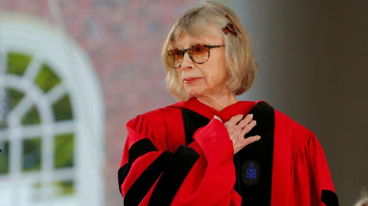 La periodista Joan Didion.