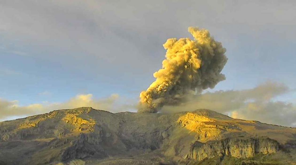 Imagen del Nevado del Ruiz.