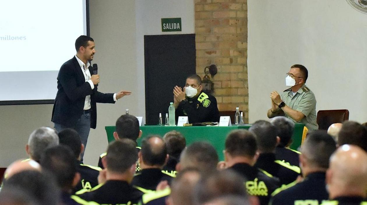 El Ministro del Interior, Daniel Palacio.