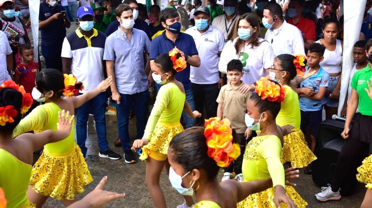La jornada contó con actos culturales.