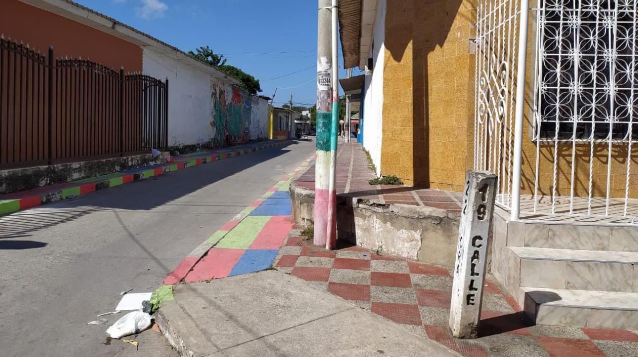 Calle 19 con carrera 22 en el barrio Las Nieves.