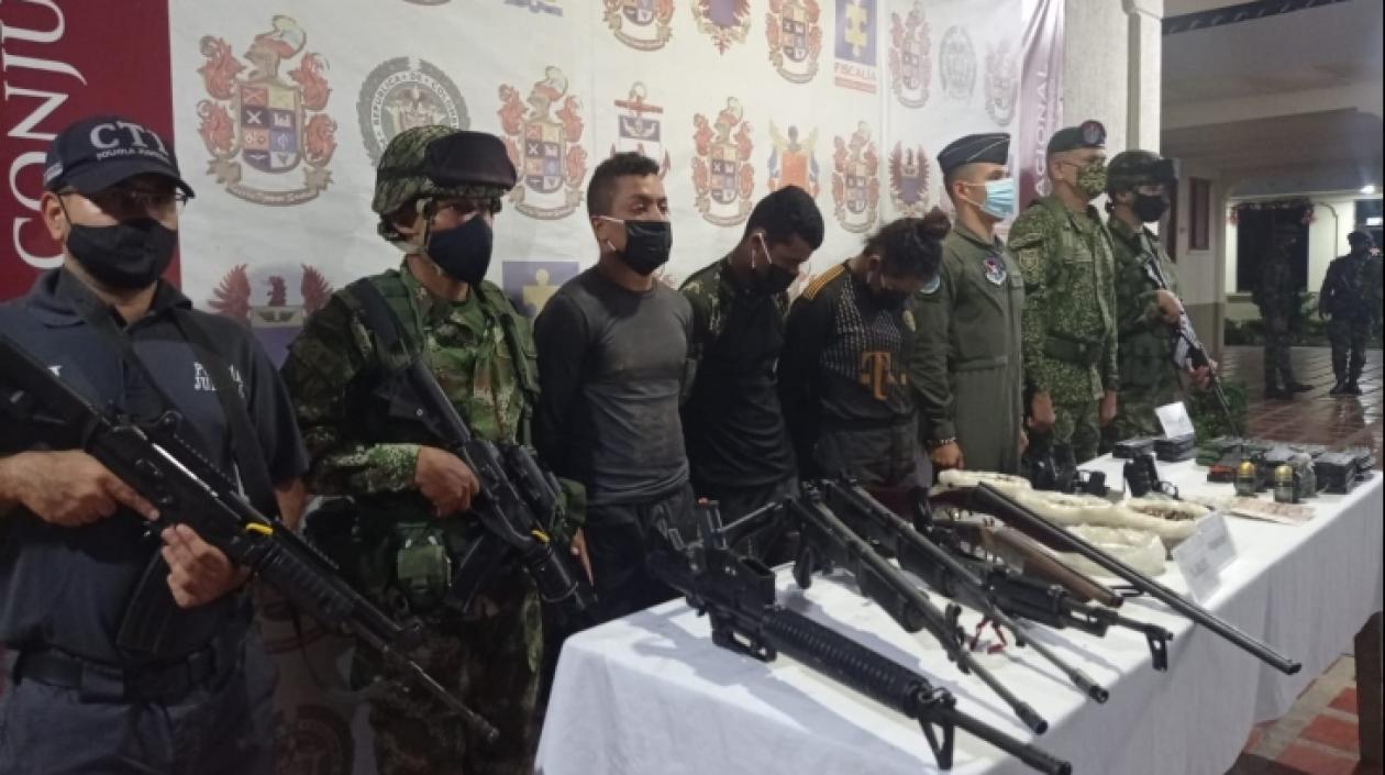 Tres del ELN capturados por el Ejército.