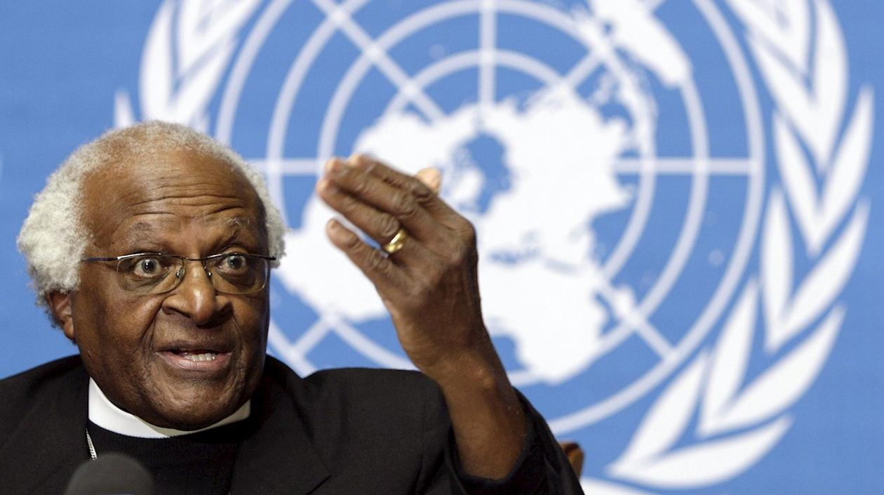 El arzobispo emérito sudafricano Desmond Tutu.