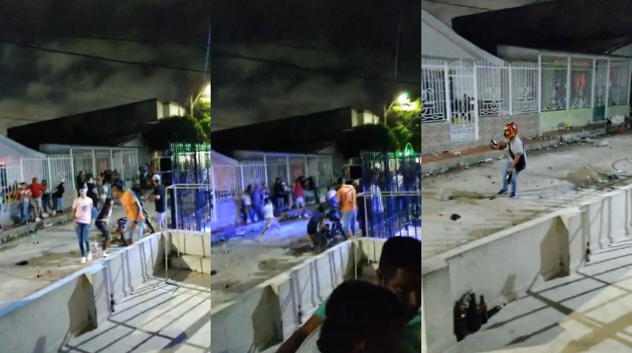 Batalla Campal en el barrio El Carmen. 