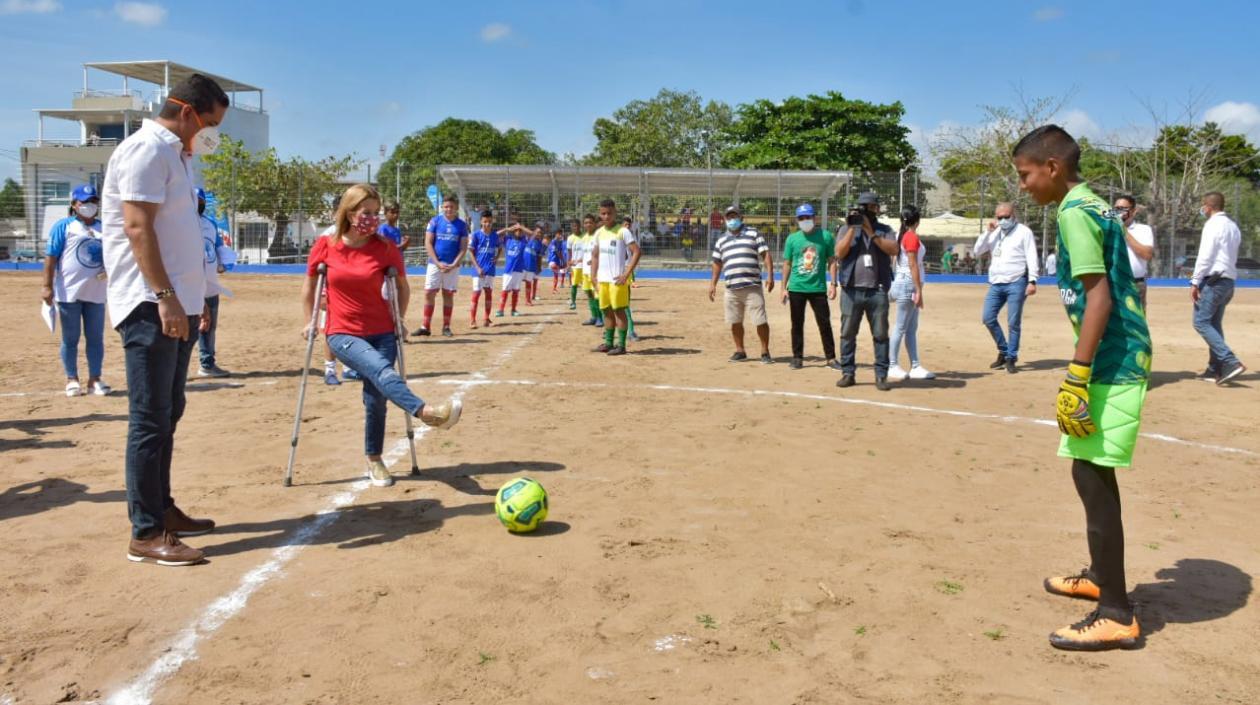La Gobernadora del Atlántico, Elsa Noguera.