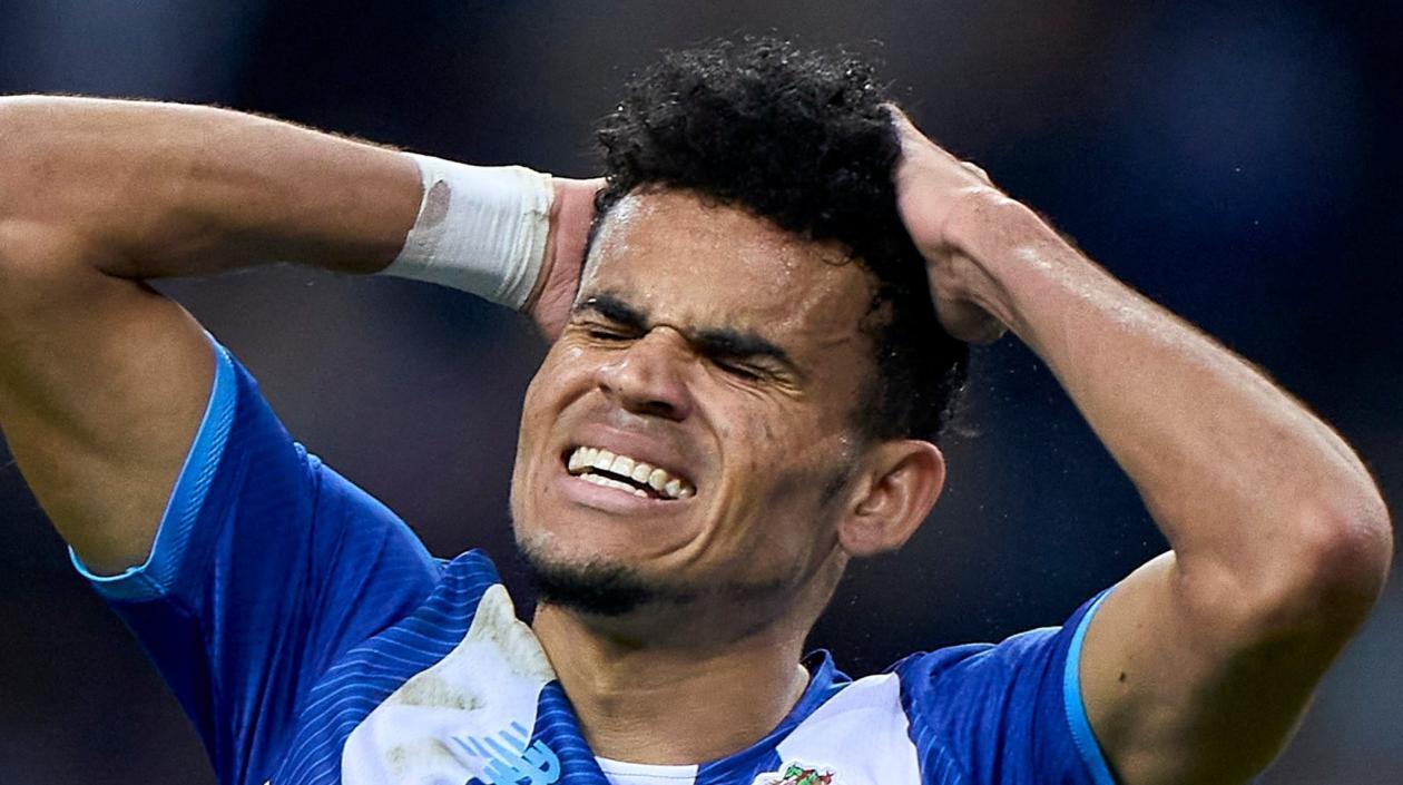 El delantero Luis Díaz.