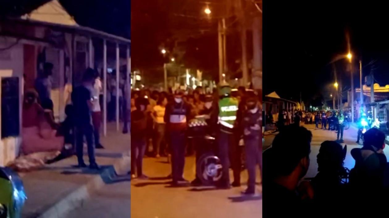 Lugar donde ocurrió el crimen. 