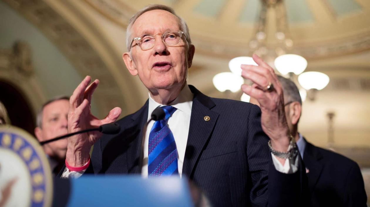 El exsenador estadounidense Harry Reid.