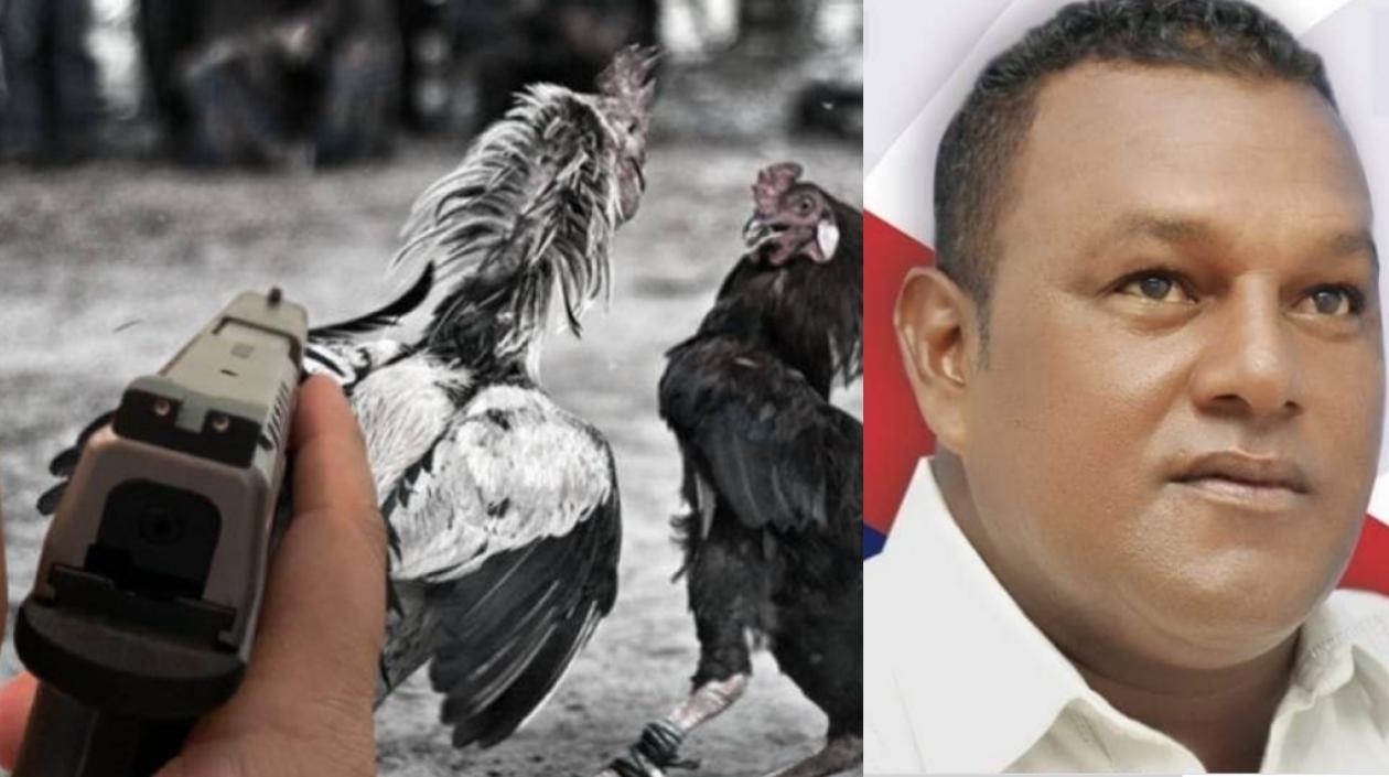 Concejal Willi Tinoco es una de las víctimas en la balacera dentro de la gallera. 