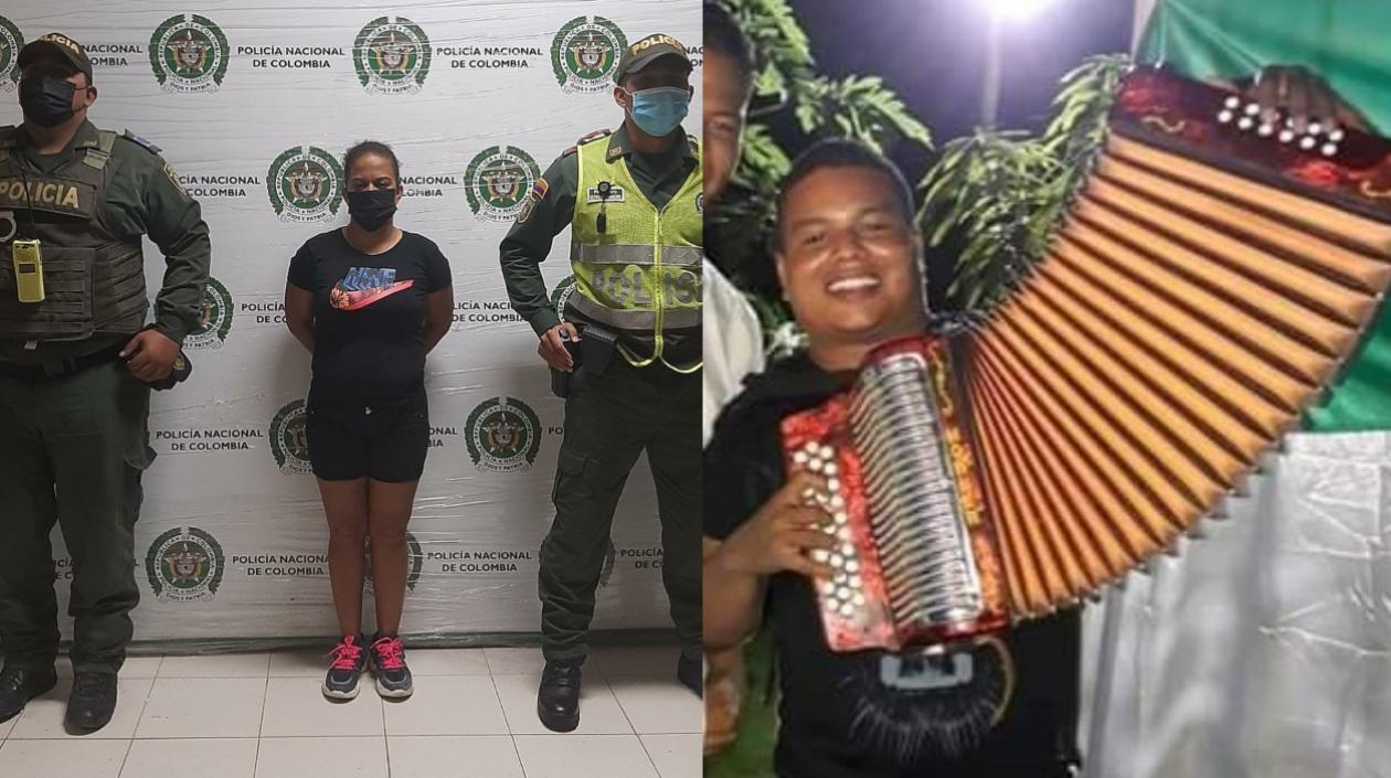 Irina Beltrán, capturada; y Manuel Enrique Díaz Obrian.