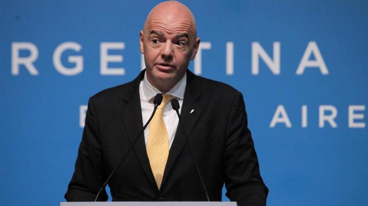 El presidente de la FIFA, Gianni Infantino.