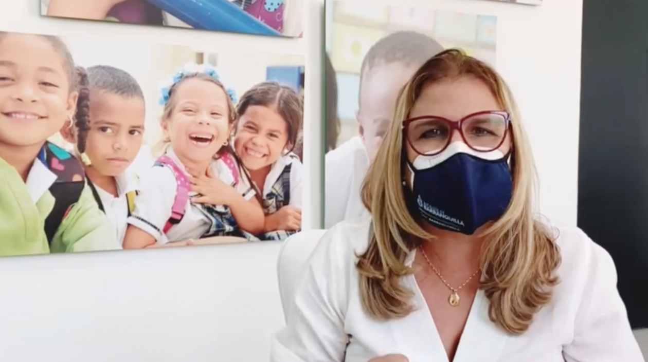 La secretaria de Educación, Bibiana Rincón.