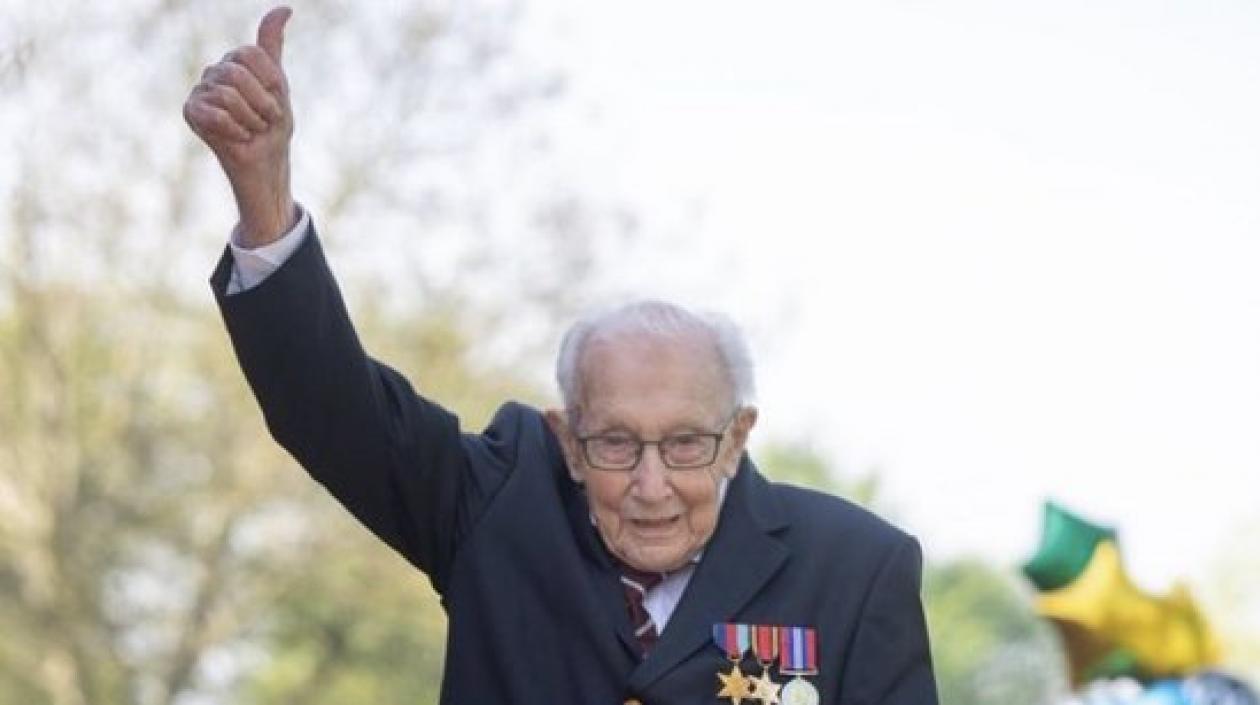 El veterano de la II Guerra Mundial Tom Moore.