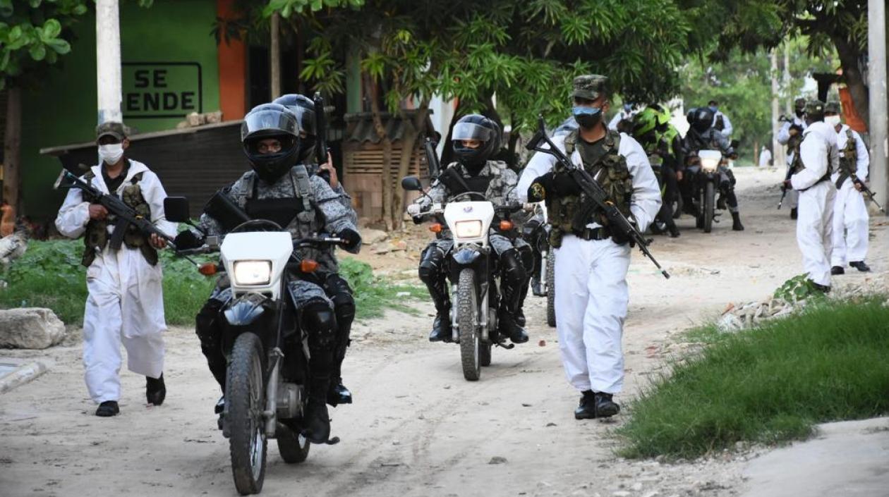 El Ejército vigilando los municipios en pandemia.
