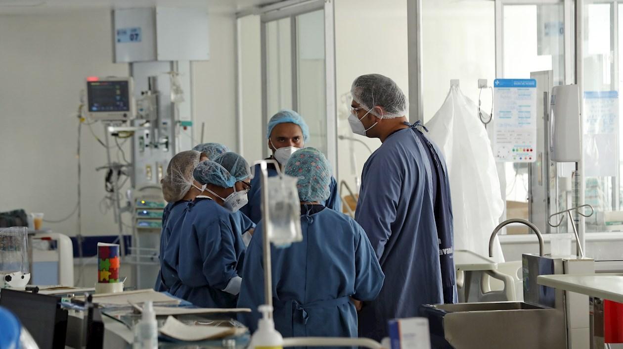 UCI del hospital El Tunal de Bogotá.