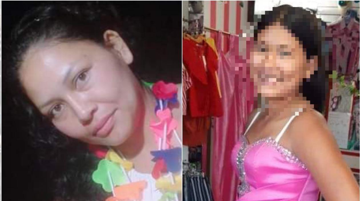 Aída Pérez, de 31 años, y su hija Verónica Pérez, de 14 años, fueron asesinadas.