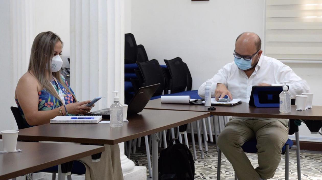 El contralor delegado Javier Tomás Reyes Bustamante.