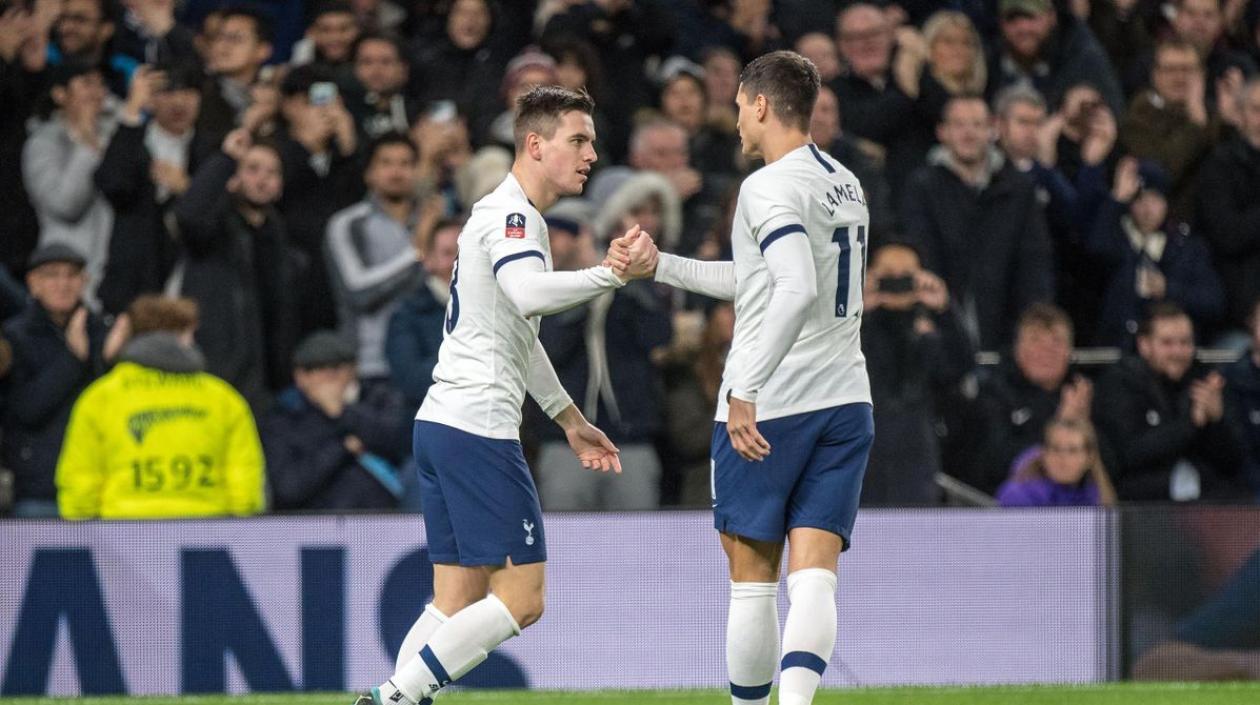 Erick Lamela y Giovani Lo Celso. 