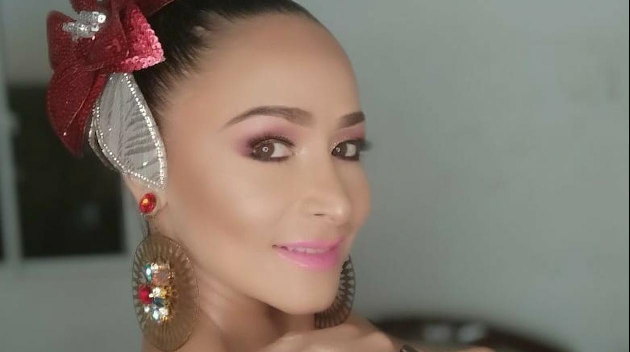 La cantante colombiana Angélica López.