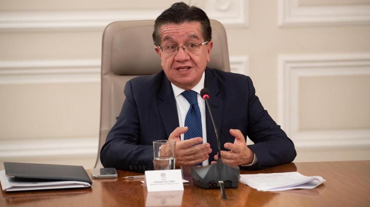 Ministro de Salud, Fernando Ruíz.