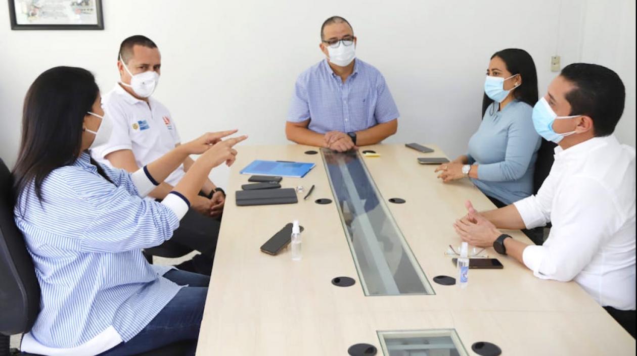 Asistentes a la reunión.