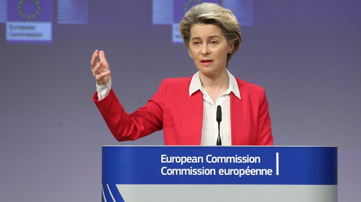 Ursula von der Leyen, presidenta de la Comisión Europea.