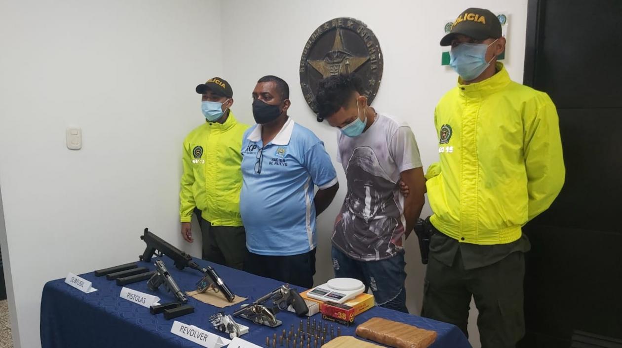 Rafael Enrique Díaz Fernández y Ever Jhonny Meza Villarreal.