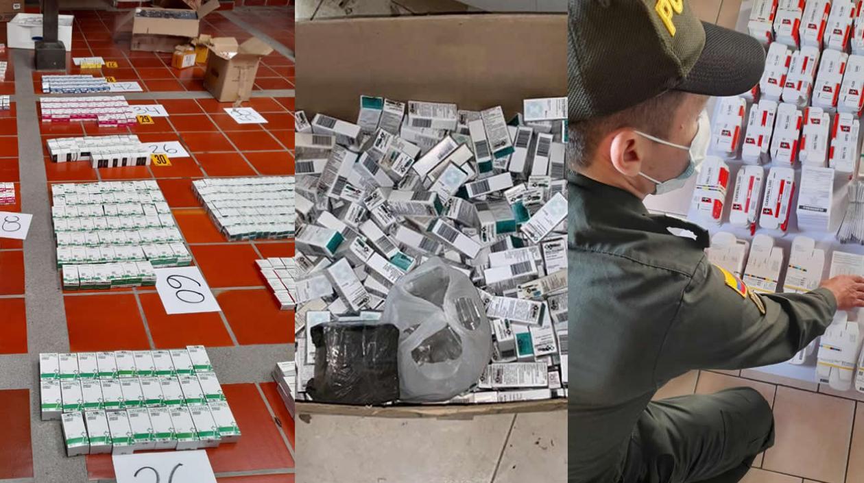 Medicamentos falsificados incautados