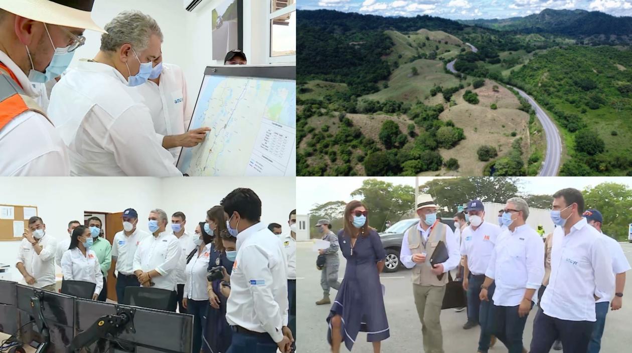 Este tramo de 65 kilómetros corresponde a la Unidad Funcional 2 del proyecto y tuvo una inversión de 247.750 millones de pesos.