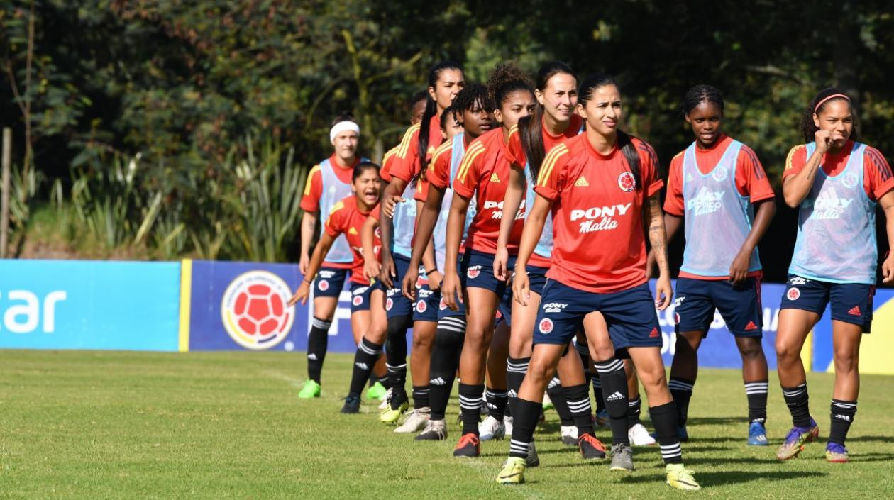 Jugadoras de la Selección Colombia. 