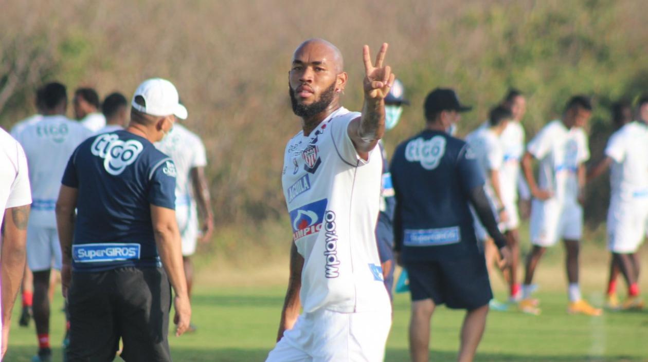 Freddy Hinestroza, jugador de Junior. 