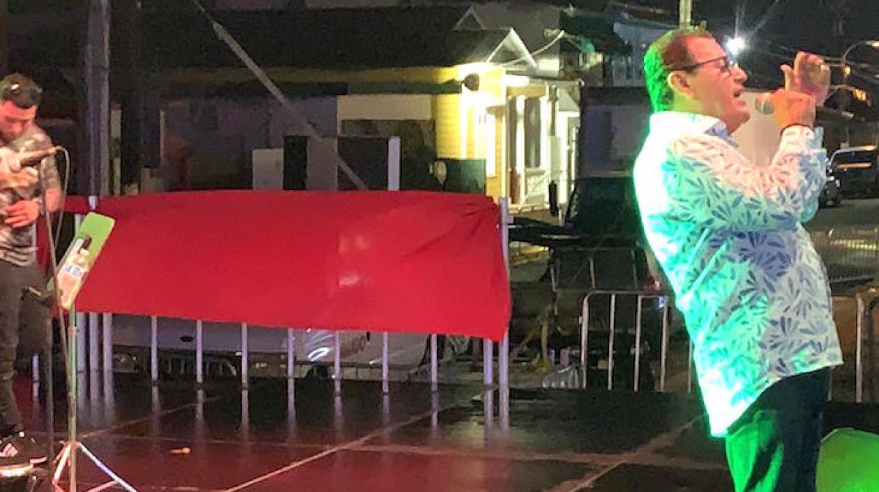 Ismael Miranda, durante una presentación en Puerto Rico.