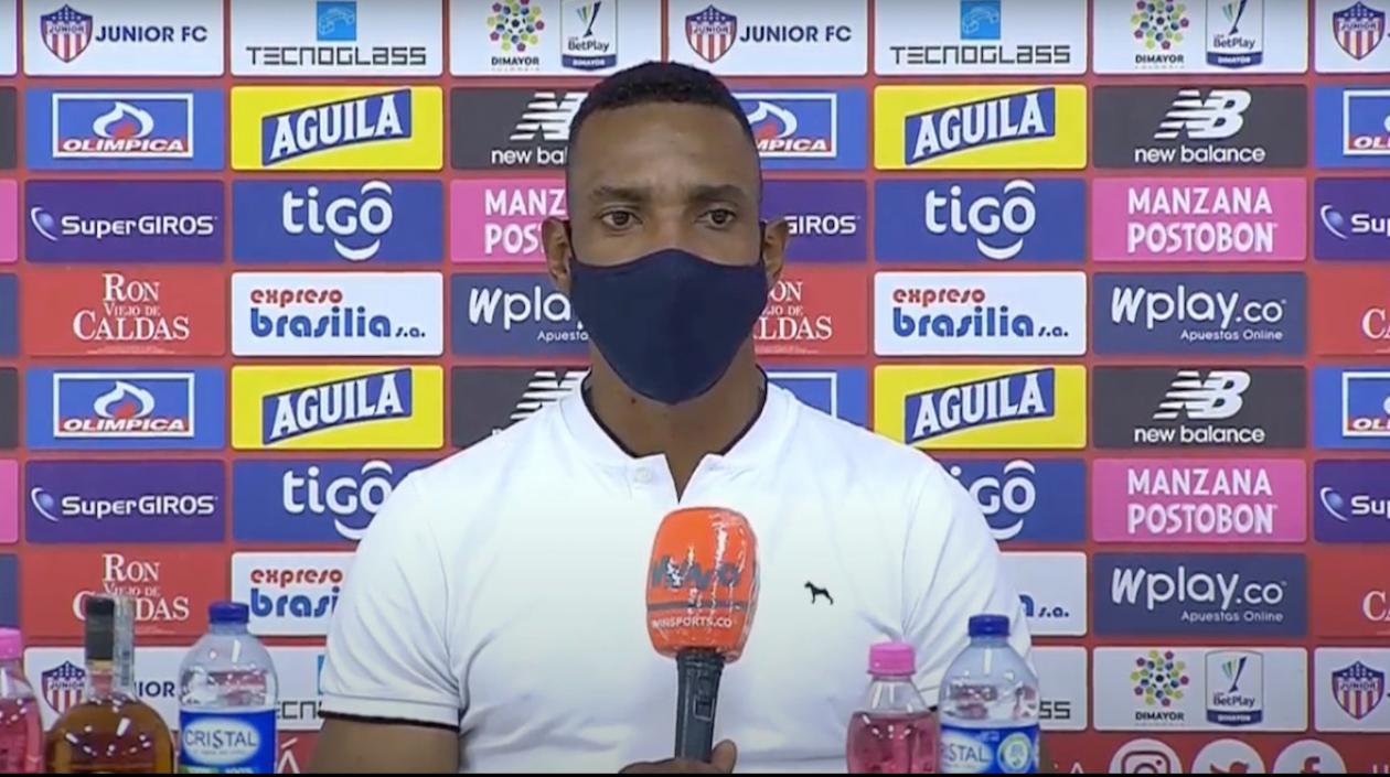 Luis Amaranto Perea, DT del Junior.