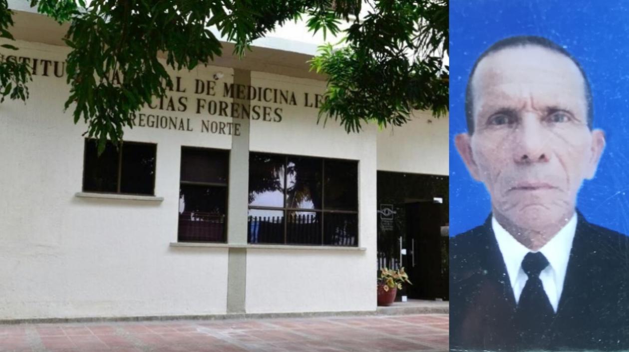 El cuerpo de Ricardo Niebles Mercado fue llevado a Medicina Legal. 